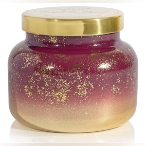 Capri Blue Glimmer Jar Candles - Tinsel & Spice Signature Jar (19 oz)